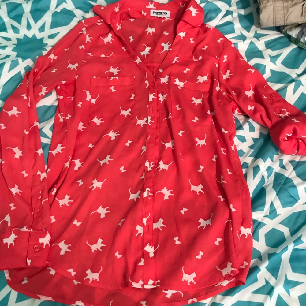 Express Button Up Blouse